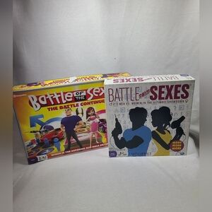 Battle of the Sexes board game lot- ultimate showdown & The battle continues